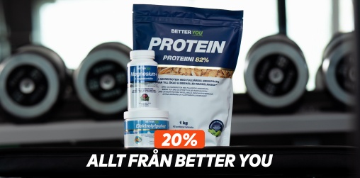 20 % p hela sortimentet frn Better You!